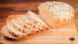 How to Make a Simple & Delicious Sandwich Bread with Oats & Milk