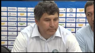 Пресс-конференция В.Кумыкова после матча 18 финала Кубка Казахстана