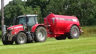 Slurry Spreading with Massey Ferguson & HiSpec Tanker