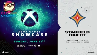 Xbox Games Showcase + Starfield Directを一緒にみようぜ！