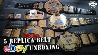 5 WWE Replica Belt Ebay Unboxing