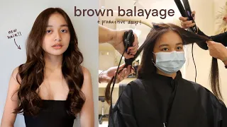 my NEW HAIR!! (balayage) ✂️ + productive days | Angel Secillano