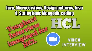 HCL Java realtime interview | Java 8 interview questions and answers, springboot microservices kafka