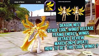 Inferno Energy Wings Details Review : Another Cool Wings Update March 2024! How To Get This Wings ?