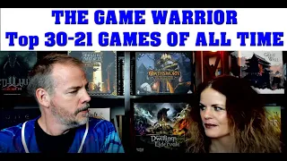 Top 50 Board Games of All Time 2022 Edition | 30-21 | The Game Warrior | Jason and Jennie