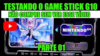 TESTANDO O NOVO GAME STICK 4K G10, SERÁ ESSE O MELHOR? NÃO COMPRE SEM VER ESSE VÍDEO! [PARTE 01]