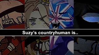 Suzy’s countryhuman is… | Countryhuman