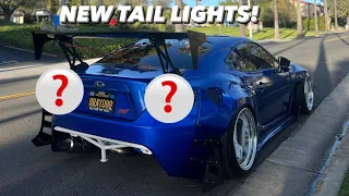 INSTALLING NEW TAIL LIGHTS FOR MY WIDEBODY BRZ!