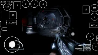 Aliens vs. Predator Gameplay On (PC) Gameplay Exagear Emulator (Windows) Android, Wine 8.2 7.5