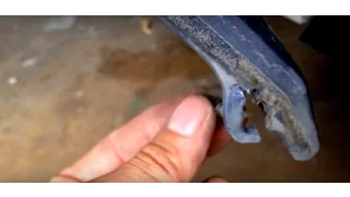 FIX bumper cover mounting tabs using plastic welder is300