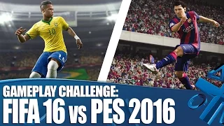 FIFA 16 Vs PES 2016: Ultimate gameplay challenge!