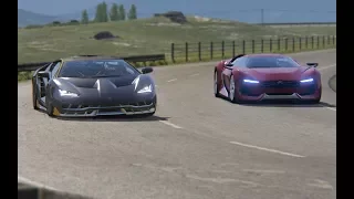 Citroen GT vs Lamborghini Centenario ar Highlands