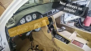 Mercedes Benz W124 300e ready for next step, console install!