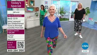 HSN | Nina Leonard Fashions 06.06.2024 - 02 AM