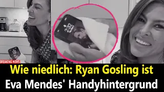 Wie niedlich: Ryan Gosling ist Eva Mendes' Handyhintergrund