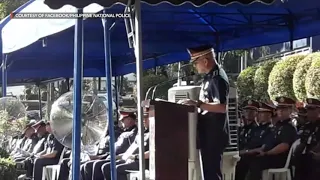 Albayalde’s resignation speech in Camp Crame