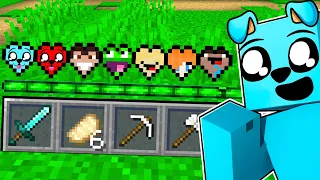 SERCA YOUTUBERÓW w Minecraft! 💙❤️💛🩷