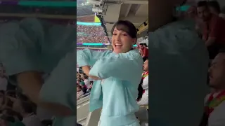 Nora Fatehi grooves to her Light The sky Anthem at FIFA World Cup 2011 Qatar #shorts #video #viral