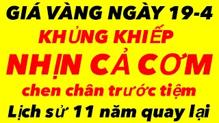 Giá vàng hôm nay ngày 19-4-2024 - giá vàng 9999 hôm nay - giá vàng 9999 - bảng giá vàng sjc 9999 24k