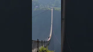 Longest suspension bridge in Nepal- Gandaki Golden bridge #nepal #suspensionbridge #gandaki_province