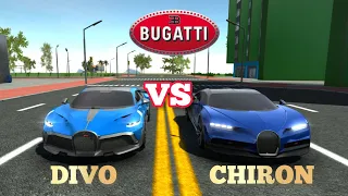 Car Simulator 2 | Bugatti Divo Vs Chiron | Acceleration | Top Speed | Brake Test | Sound Test