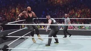 Kevin Owens Pop Up Powerbombs Braun Strowman - WWE 2K23