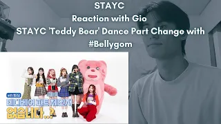 STAYC Reaction with Gio STAYC 'Teddy Bear' Dance Part Change with #Bellygom