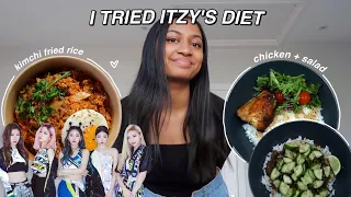 I Tried ITZY's DIET for *3 DAYS* (& outfits)