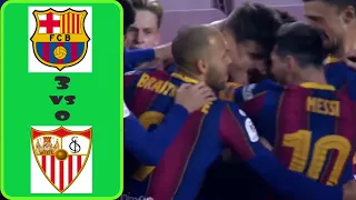 Barcelona vs Sevilla 2021 || 3 : 0 || Highlights & Extended Goals 2021
