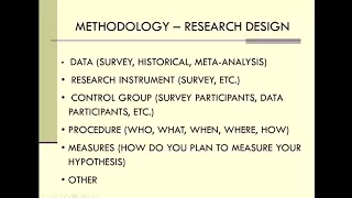 Research Methodology Overview