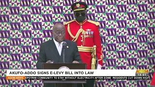 Akufo-Addo signs E-Levy Bill into Law – Adom TV News (31-3-22)