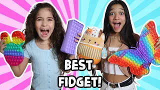 WHO CAN BUY THE BEST FIDGET! JASMINE AND BELLA