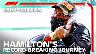 Lewis Hamilton's Journey To A Record-Breaking 156 F1 Podiums