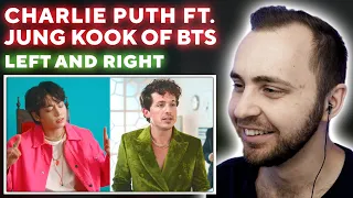 Charlie Puth feat. Jung Kook of BTS - Left And Right // реакция