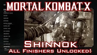 Mortal Kombat X - Shinnok - Guide: Unlock All Finishers!