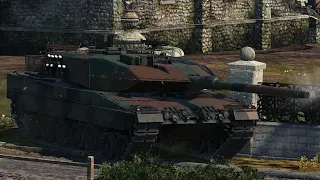 Some Leopard 2A6 action ft. Tiger UHT - War Thunder