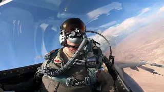 AMAZING COCKPIT VIEW of F-16 Dogfight with 'Jabba the Hutch'