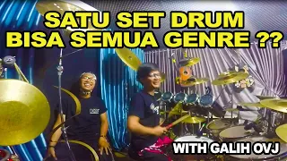 CHALLENGE Galih OVJ mainin semua genre dalam satu Drum Set !!! | PART 2