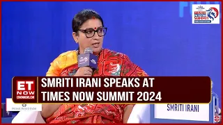 Union Minister Smriti Irani Speaks On Lok Sabha Election 2024 At Times Now Summit 2024