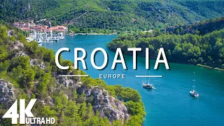 FLYING OVER CROATIA (4K UHD) - Relaxing Music Along With Beautiful Nature Videos - 4K Video Ultra HD
