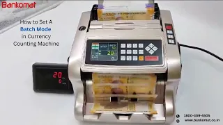 How to Set A Batch Mode in Currency Counting Machine?