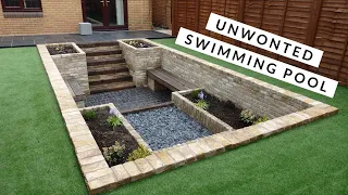 Transforming an Old Swimming Pool into a Beautiful Seating Area #swimming #swimmingpool #seating