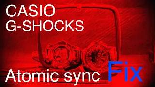 CASIO G-SHOCK Clock Wave Atomic time sync FIX anywhere in the WORLD - works on any Multiband Atomic