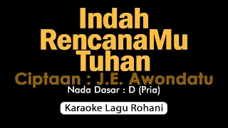 INDAH RENCANAMU TUHAN Gloria Trio | Karaoke Lagu Rohani Nada Pria