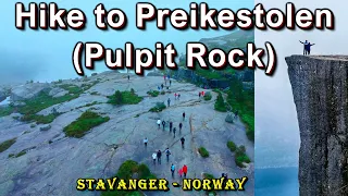 Hike to Preikestolen (Pulpit Rock)  || Complete tour of most famous hike in Norway