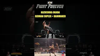 Kazuchika Okada - German Suplex into Rainmaker | AEW Fight Forever