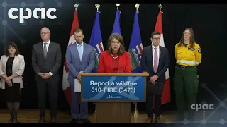Alberta Premier Danielle Smith provides update on wildfire situation – May 15, 2024
