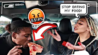 Eating All Of My Girlfriend's Food! *SHE WAS MAD*