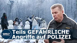 DANNENRÖDER FORST: Polizeisprecher – "Wir haben zum Teil schlimme Sachen mitbekommen"