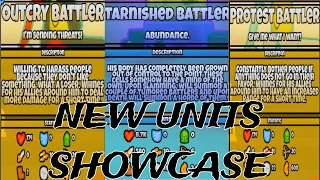 Protest/Outry + Tarnished Battler SHOWCASE | Roblox The Battle Bricks